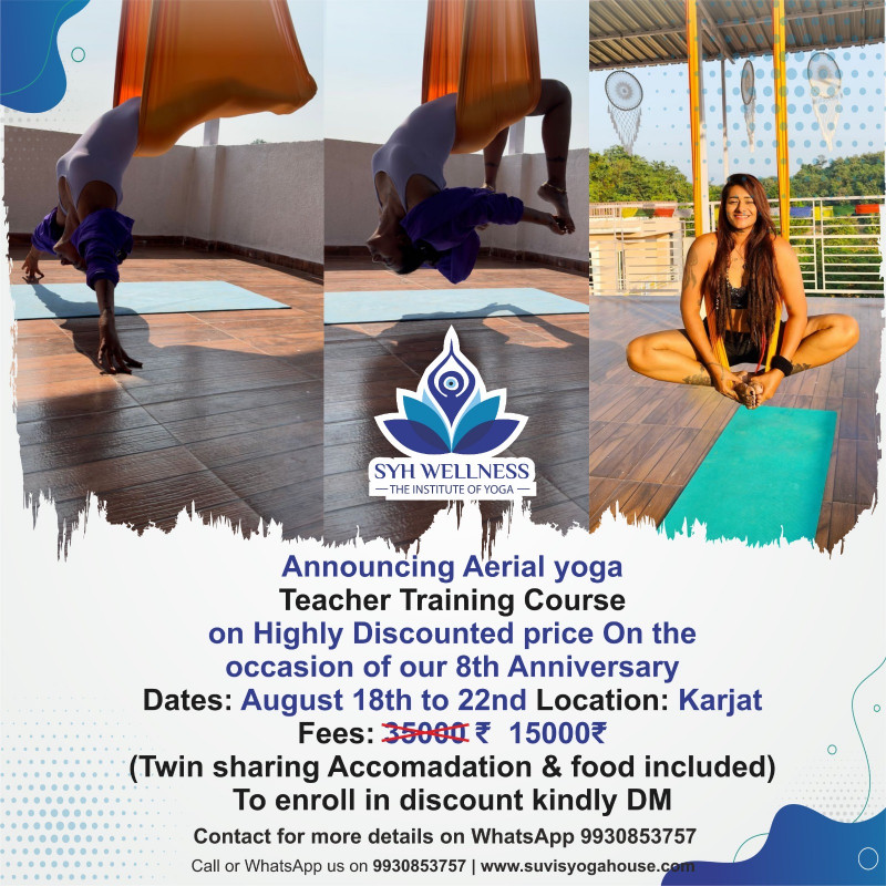 Aerial yoga Aug 19th to 23rd 2025