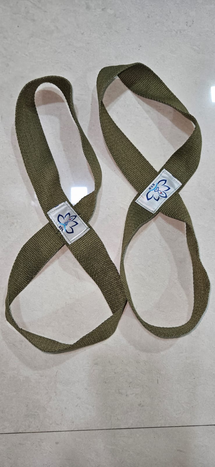Yoga infinity belt olive green 